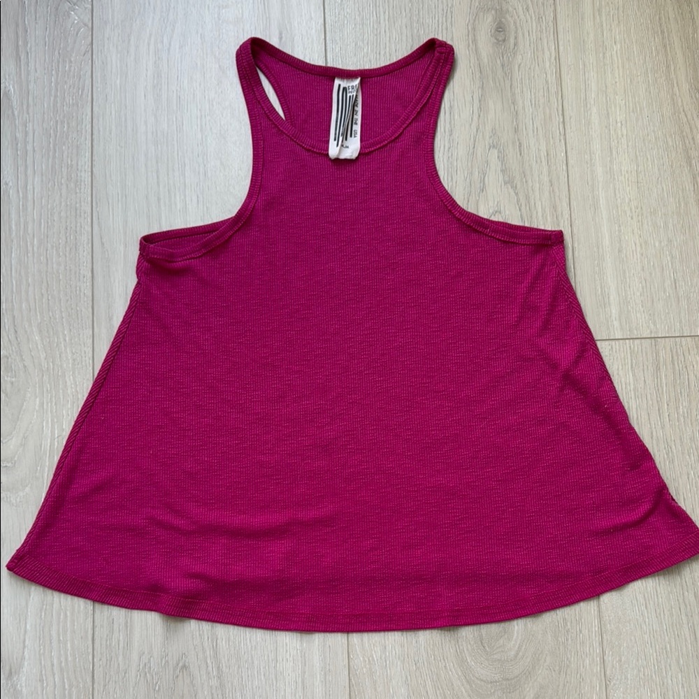 Free People Pink Sleeveless Tank Top